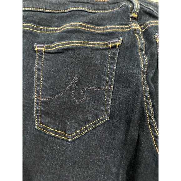 Adriano Goldschmied AG Jeans Women's 29R The Legging Super Skinny DARK BLUE WASH - Picture 10 of 16